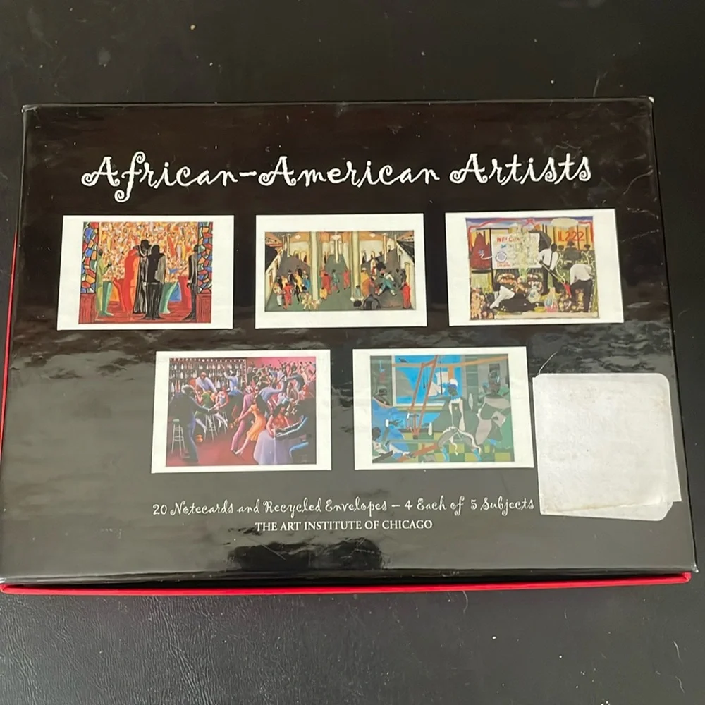 AFRICAN-AMERICAN Artists Box of 20 Notecards and Envelopes